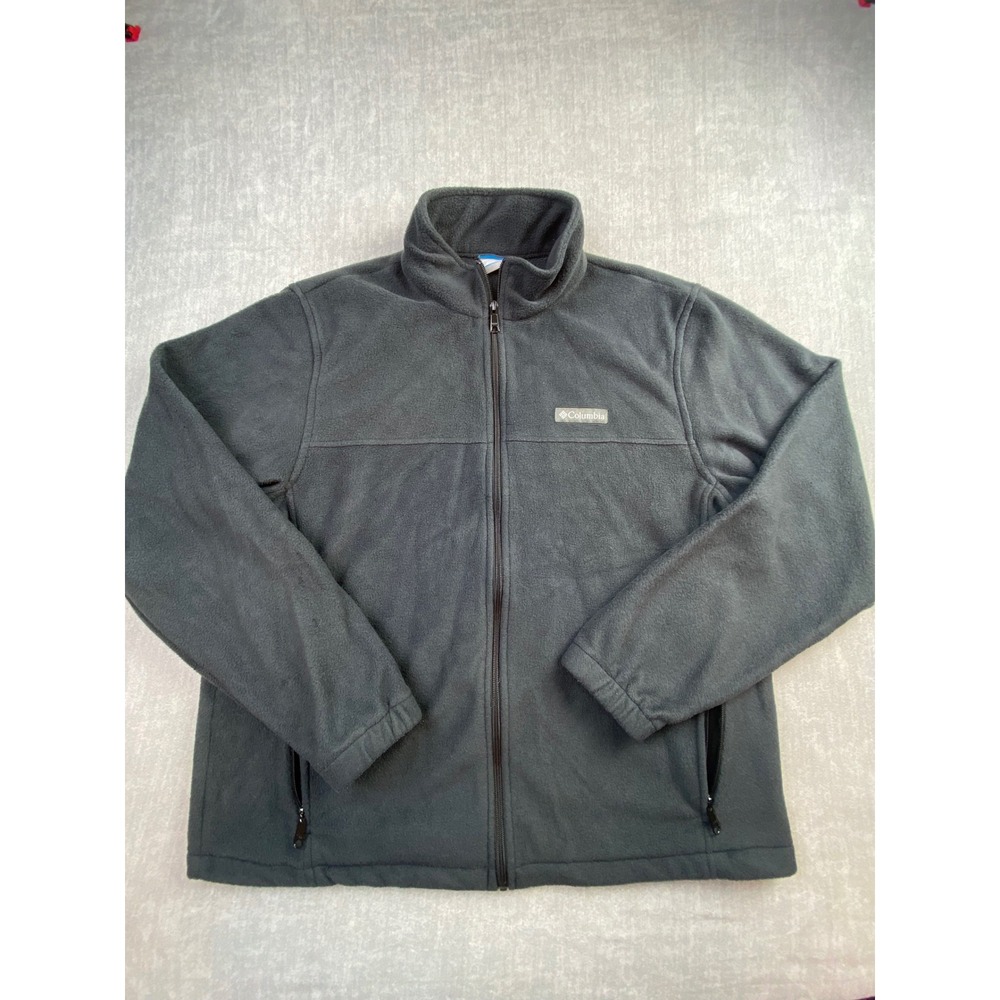 Columbia Mens Steens Mountain Full Zip Fleece Jacket Charcoal Gray XL XM1247